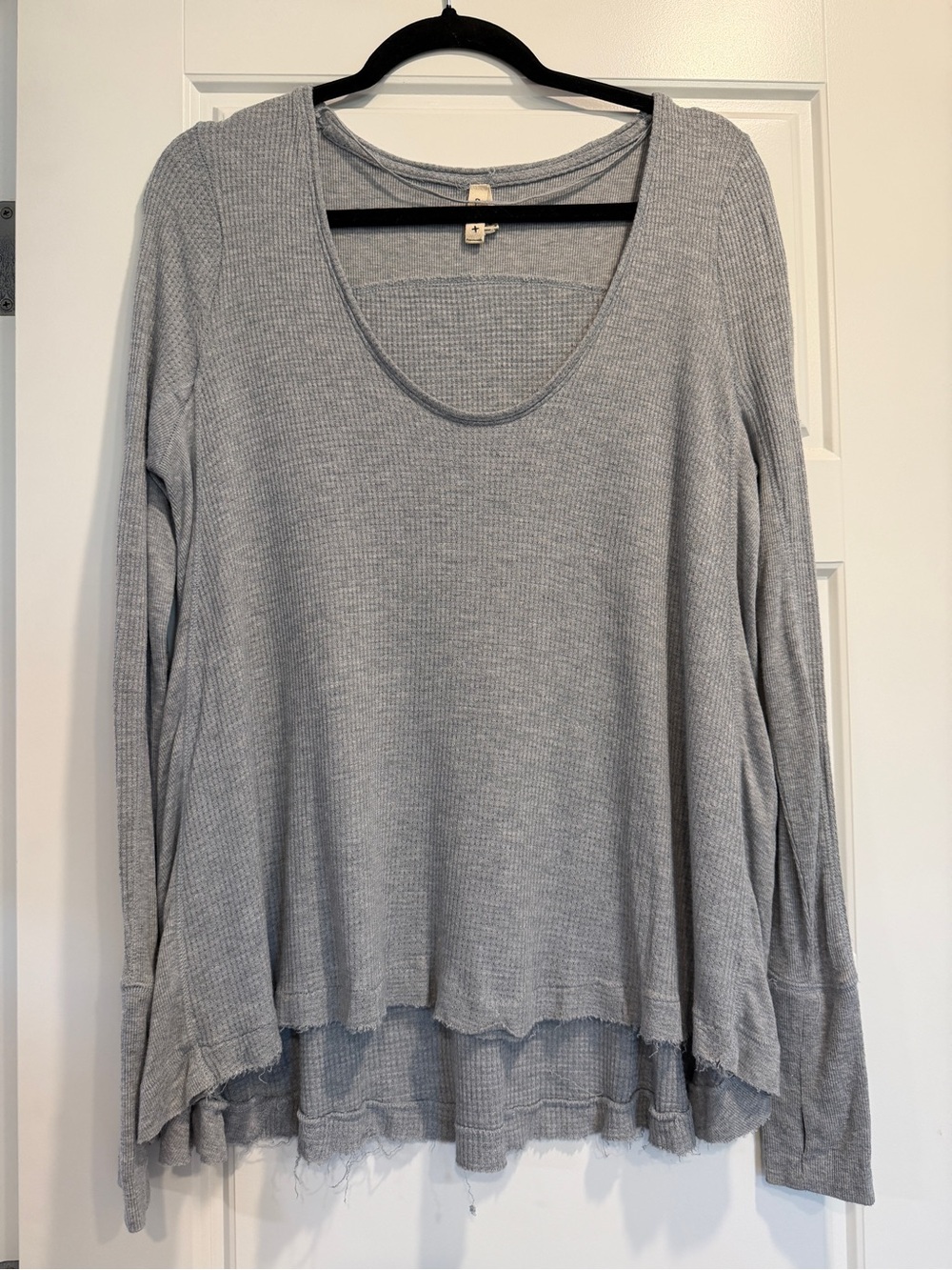 We The Free Malibu Thermal Womens Small Super Soft Waffle Knit Long Sleeve Boho
